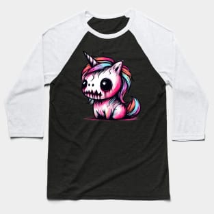 Horror unicorn pastel Baseball T-Shirt